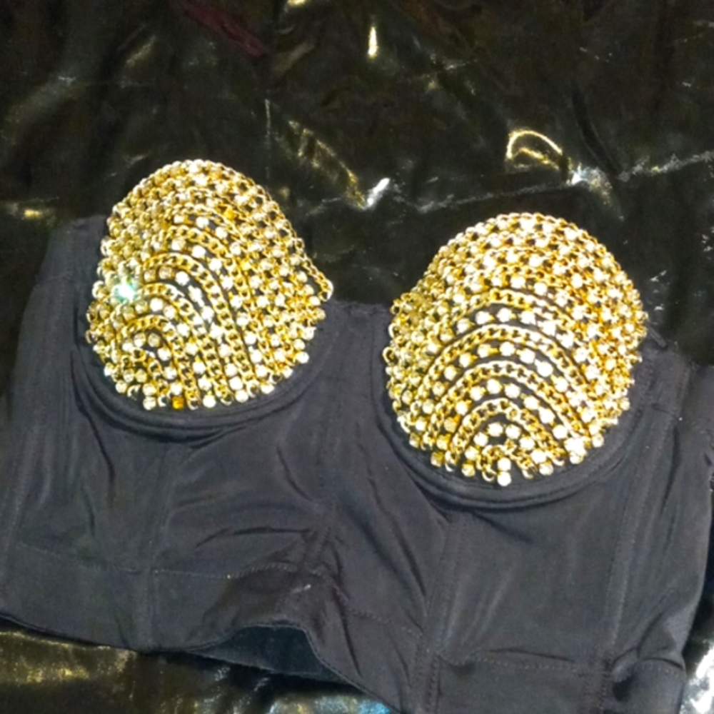 Gold Chain Corset